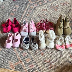 Baby Shoes Collection, pink and neutral- Assorted Styles
